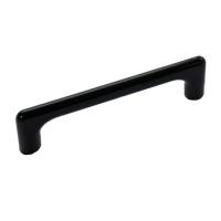 Ручка-скоба мебельная Trodos "8018" 96 сплав ЦАМ, черный матовый,