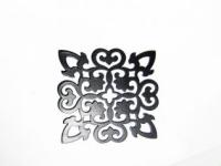 Накладка мебельная НОЭЗ К03-100-L черный матовый (50)