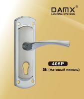 DAMX Ручка на планке 405 P SN/СР (матовый никель/хром)  м/о 55 мм