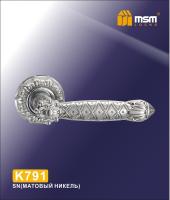 Ручки на круглой основе "MSM" K791SN (Матовый никель)
