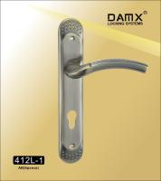 DAMX Ручка на планке 412 L-1 AB (бронза)  м/о 85 мм