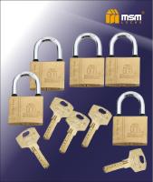 MSM Навесной замок TB1-AK-50 (под один ключ)