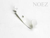 Крючок одинарный НОЭЗ-Кр-55-SL белый (100)
