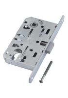 Замок межкомнатный "AGB" POLARIS магнитный  под цилиндрический механизм (матовый хром) В06103.50.34