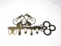 Ключница "Котята"-S НОЭЗ  бр.металлик (15)