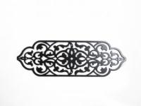 Накладка мебельная НОЭЗ П02-150х53-L черный матовый (50)