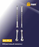 MSM Стяжки для ручек на планке M4-PL2 SN