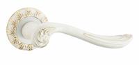 Ручка дверная V61WG (белый/золото)