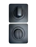 Завертка сантехническая Квадрат BK 02 BL-2 (ЧЕРНЫЙ)