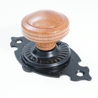 Ручка-кнопка "Декор" НОЭЗ РКД-130 SL черный матовый (20)