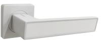 Ручки дверные алюминиевые V 52 WH AL (белый мат./белый глянец)
