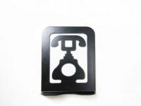 Подставка для телефона НОЭЗ "Телефон" черный матовый (50)