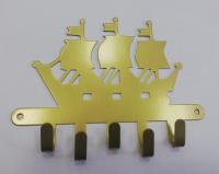 Ключница "Парусник"-S НОЭЗ зол.металлик (20)