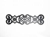 Накладка мебельная НОЭЗ П04-150х41-L черный матовый (50)