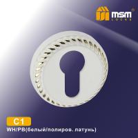 Белый / Полированная латунь (WH/PB)