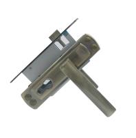 Замок врезной с ручками MAXI Locks LP23-55мм под зенит AB Бронза