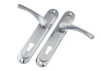 Ручки на планке S-Locked 185-223 SN/CP сатин/хром  (20)