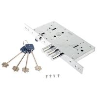 Замок врезной сувальдный Avers T-52/S8-CR (w/o BP, w/o DP, 4 keys, shank 75mm)