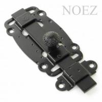 Задвижка дверная НОЭЗ ЗД-100-Пл-SL черный матовый (30)