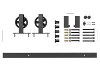 Ролики для раздвижных дверей амбарного типа ЛОФТ А-5 (комплект)