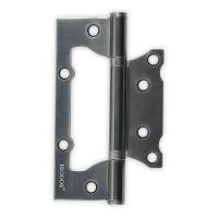 Петля накладная Trodos 125х75х2.5 без врезки, б/к, черный никель,