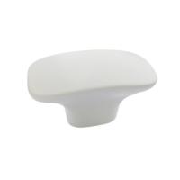 Ручка-кнопка мебельная Trodos "2063K" сплав ЦАМ, белый матовый,