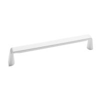 Ручка-скоба мебельная Trodos "DMZ-22707" 160 сплав ЦАМ, белый матовый,