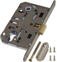 КОМПЛЕКТ B06103.50.12 AGB Замок под цил. MEDIANA POLARIS с отв. пл. Minima ант.бронза B01402.05.12