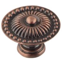 Ручка-кнопка мебельная Trodos "ZY-120" сплав ЦАМ, медь,