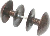 ручка-кнопка РК2-1 (алюминий) пол.серебро