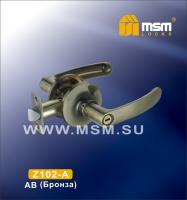 MSM Ручкa защелкa Z102-A AB (Бронза)