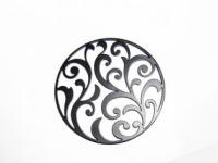 Накладка мебельная НОЭЗ К02-100-L черный матовый (50)