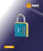 MSM Навесной замок TH6 silver