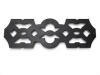 Накладка мебельная НОЭЗ П08-170х60-L черный матовый (60)