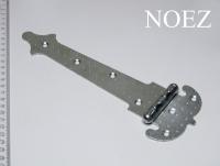 Петля-стрела  фигурн. НОЭЗ ПС-200-S цинк (30)