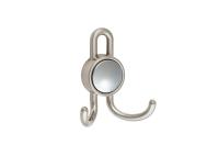 Крючок 2-рожковый 210- 84гр  SN/CP  сатин  (25/250)