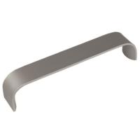 Ручка-скоба мебельная Trodos "ZY-100" 128мм алюминий 52гр, серебро,