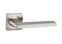 Дверные ручки S-Locked A-180 SN/cp/White круг (20)