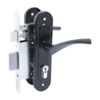 Замок врезной ПТИМАШ ЗВ4-3.07 (черный)  (10)