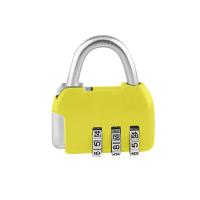 Замок навесной Trodos CL506 кодовый, сплав ЦАМ, желтый, блистер,
