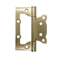 Петля накладная Trodos 100х75х2,5 без врезки, б/к, золото матовый