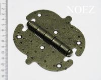 Петля накладная фигурн. НОЭЗ ПН 5-110-S ст.бронза (20)