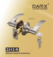 DAMX Ручкa защелкa Z412-R DAMX SN (Блистер)