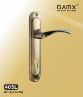 DAMX Ручка на планке 405 L AB (бронза)  м/о 85 мм