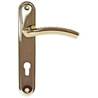 Ручка на планке Trodos "AL106/85-M" алюминий, золото