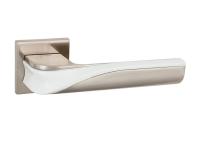 Дверные ручки S-Locked A-892 SN/White сатин (20)