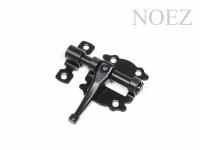 Задвижка накладная "Декор" НОЭЗ ЗН-40-SL черная матовая (50)