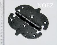 Петля накладная фигурн. НОЭЗ ПН 5-110-S черный матовый (20)