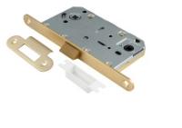 Защелка с фиксацией S-Locked 196P-WC-GNL матовая латунь бесшумная (50)