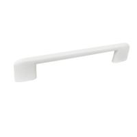 Ручка-скоба мебельная Trodos "8653" 128 сплав ЦАМ, белый матовый,